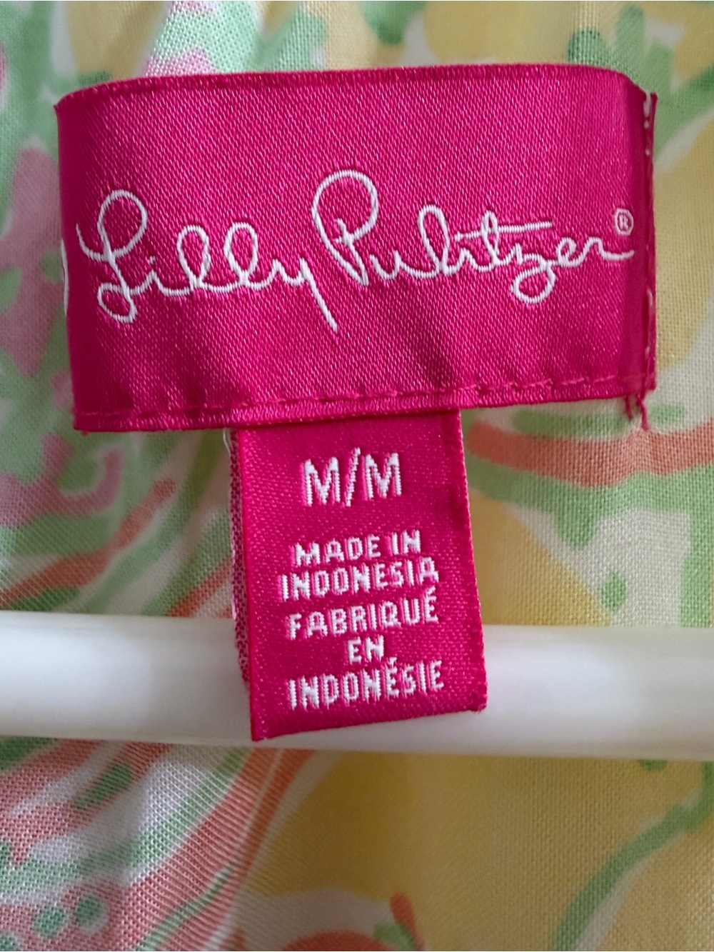 Lilly Pulitzer Target Challis Romper Happy Place Sz M Summer Resort Vacation - Picture 3 of 10